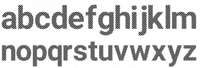 Checks Font Шрифта строчной