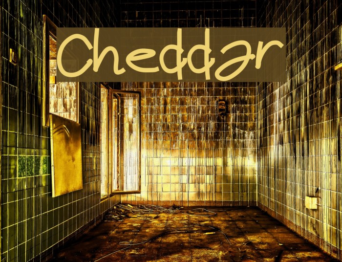 Cheddar Font examples