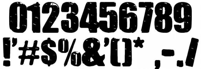 Cheedar Cheese Font OTHER CHARS