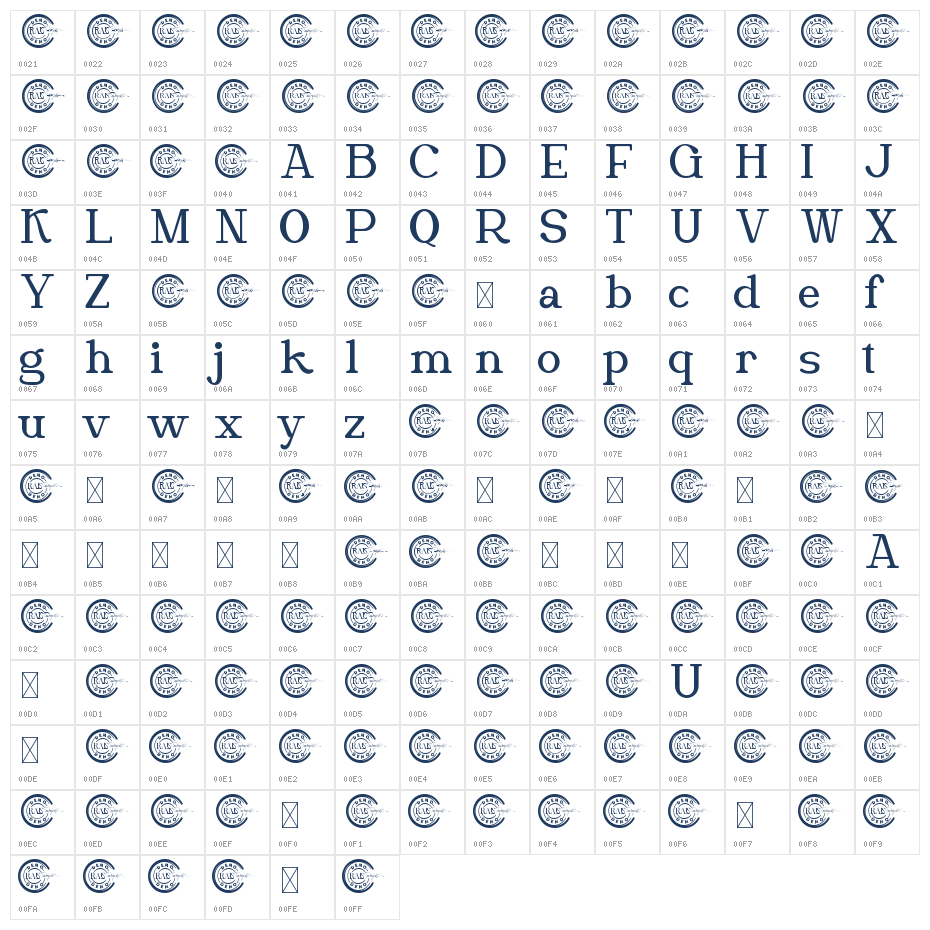 Cheek Flower Demo Character Map