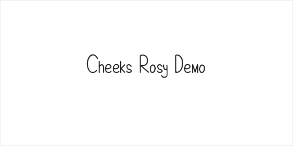 Cheeks Rosy Demo Logo