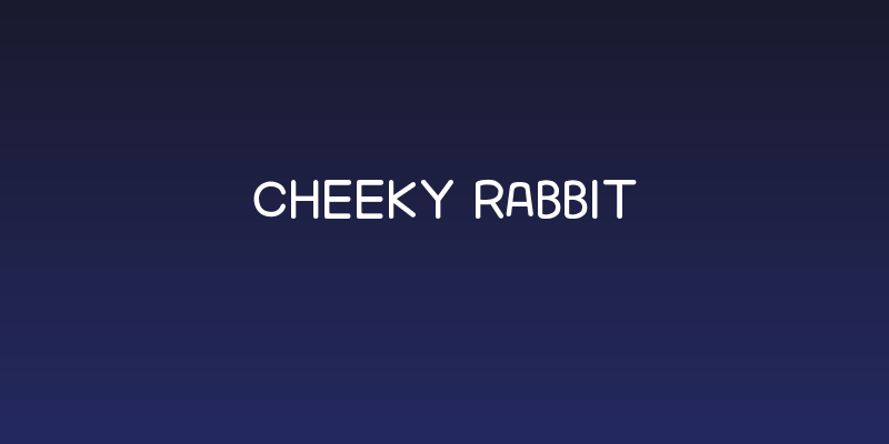 Cheeky Rabbit Social Header