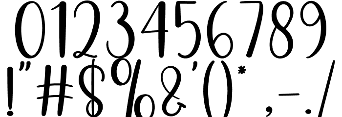 Cheeper Font OTHER CHARS