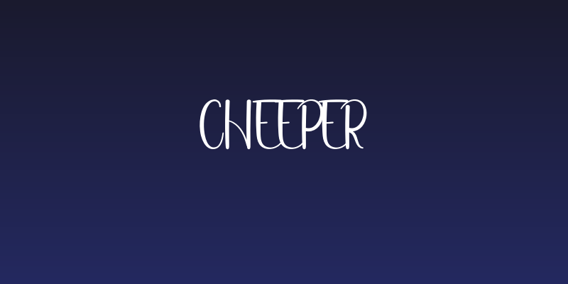 Cheeper Social Header