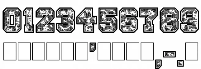 Cheer Lace Leader Font OTHER CHARS