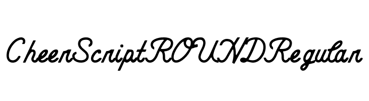 CheerScriptROUNDRegular  baixar fontes gratis