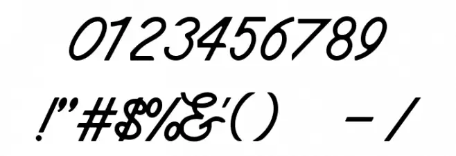 CheerScriptROUNDRegular Font OTHER CHARS