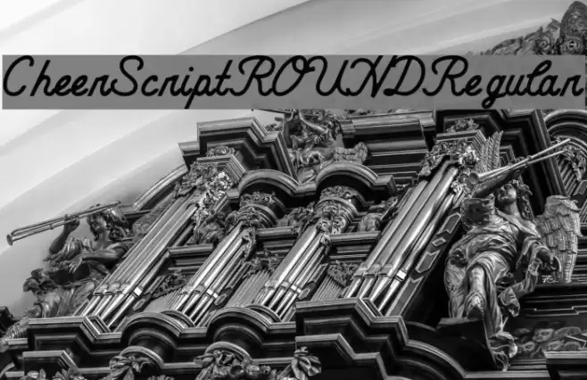CheerScriptROUNDRegular Font examples