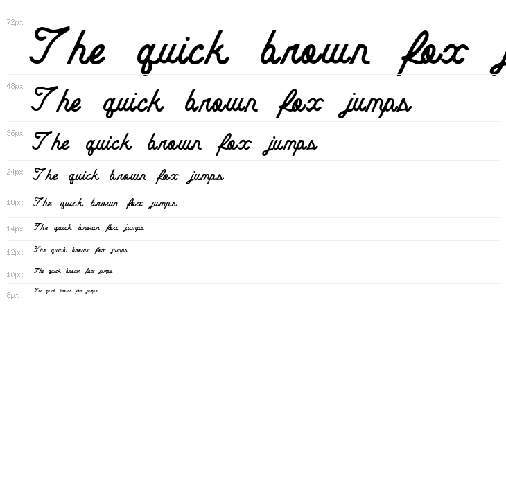 CheerScriptROUNDRegular Waterfall