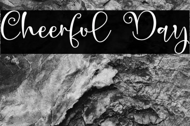 Cheerful Day Font examples