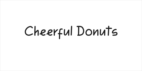Cheerful Donuts Logo