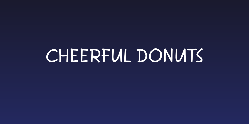 Cheerful Donuts Social Header