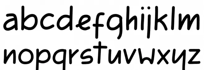 Cheerful Donuts Font Litere mici