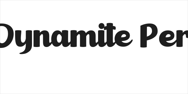 Cheerful Dynamite Personal Use Logo