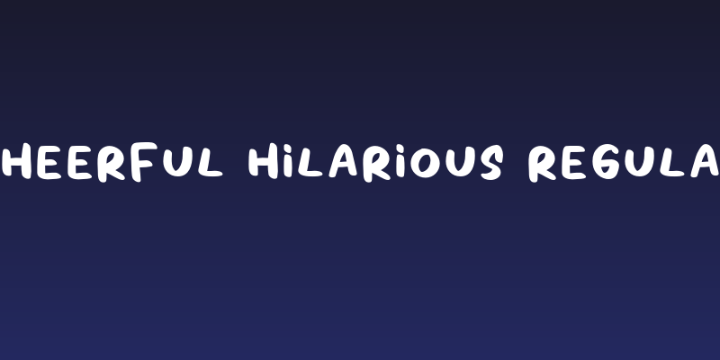 Cheerful Hilarious Regular Social Header