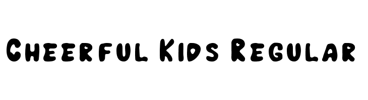 Cheerful Kids Regular  font caratteri gratis