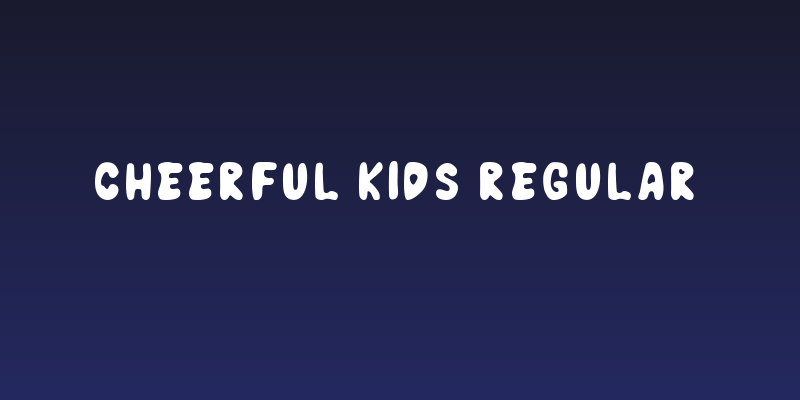 Cheerful Kids Regular Social Header