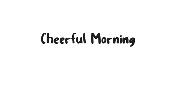 Cheerful Morning Logo