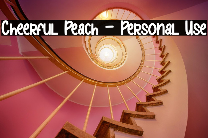 Cheerful Peach - Personal Use Example 3