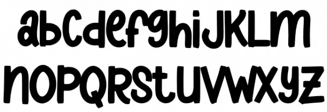 Cheerful Peach - Personal Use Polices MINUSCULES