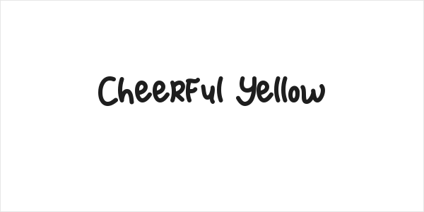 Cheerful Yellow Logo