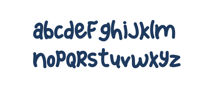 Cheerful Yellow Lowercase