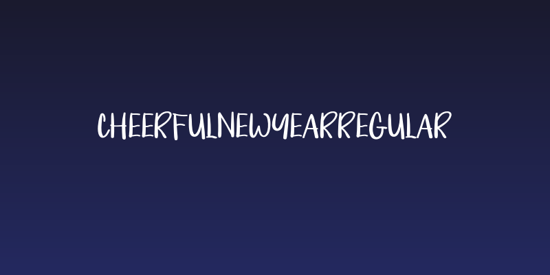 CheerfulNewyearRegular Social Header