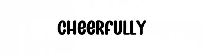 Cheerfully  تنزيل الخطوط