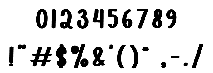 Cheerfully Font Alte caractere