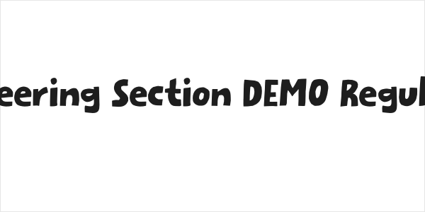 Cheering Section DEMO Regular Logo
