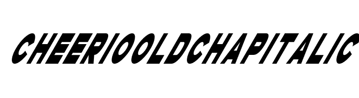 Cheerio Old Chap Italic  免费字体下载