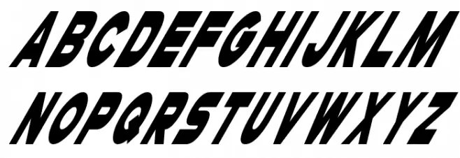 Cheerio Old Chap Italic Fonte MAIÚSCULAS