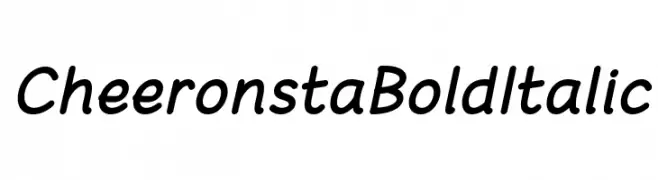Cheeronsta Bold Italic  les polices de caractères gratuit tlcharger