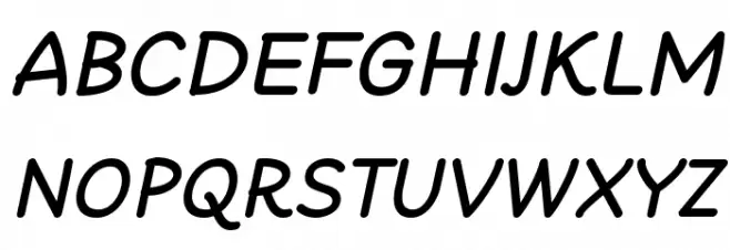 Cheeronsta Bold Italic फ़ॉन्ट अपरकेस