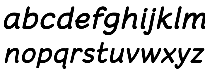 Cheeronsta Bold Italic Font LOWERCASE