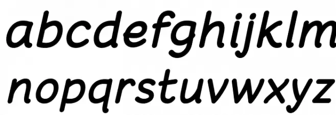 Cheeronsta Bold Italic Font LOWERCASE
