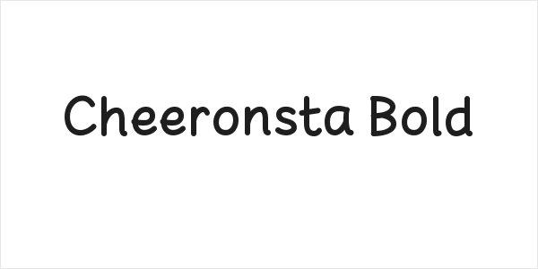 Cheeronsta Bold Logo
