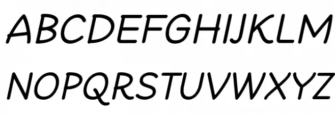 Cheeronsta Italic Polices MAJUSCULES