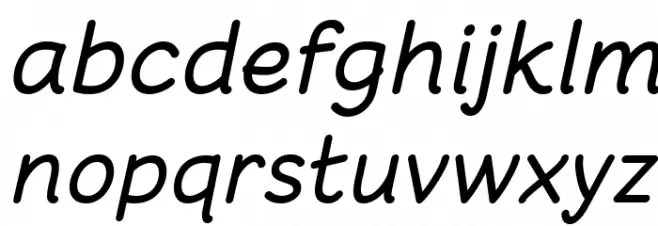 Cheeronsta Italic 字体 小写