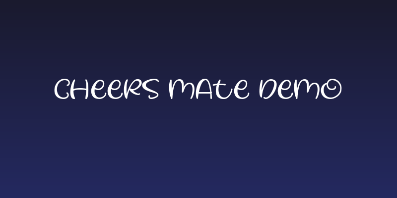 Cheers Mate Demo Social Header