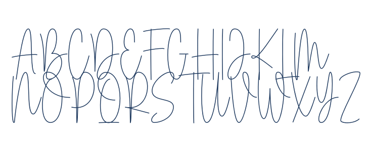 Cheescake Monoline Uppercase