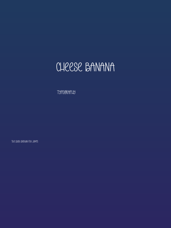 Cheese Banana Poster