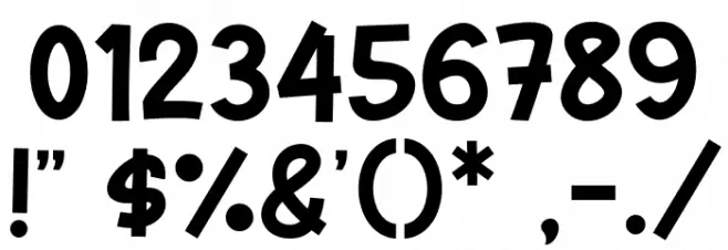 Cheese Bread Font OTHER CHARS