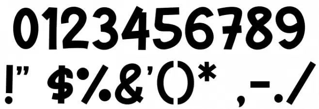 Cheese Bread Font OTHER CHARS