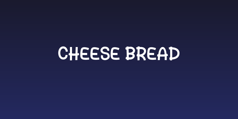 Cheese Bread Social Header