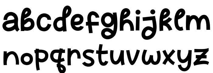 Cheese Bread Font LOWERCASE