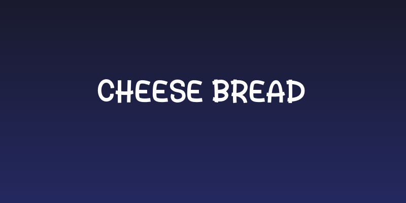 Cheese Bread Social Header