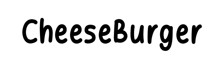 Cheese Burger  Frei Schriftart Herunterladen