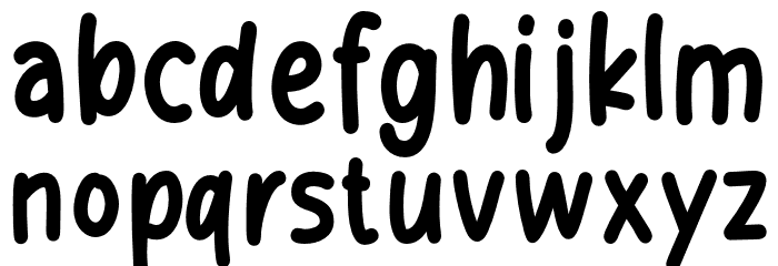 Cheese Burger Font LOWERCASE