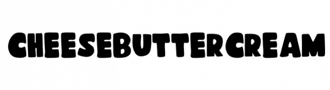 Cheese Butter Cream  les polices de caractères gratuit tlcharger